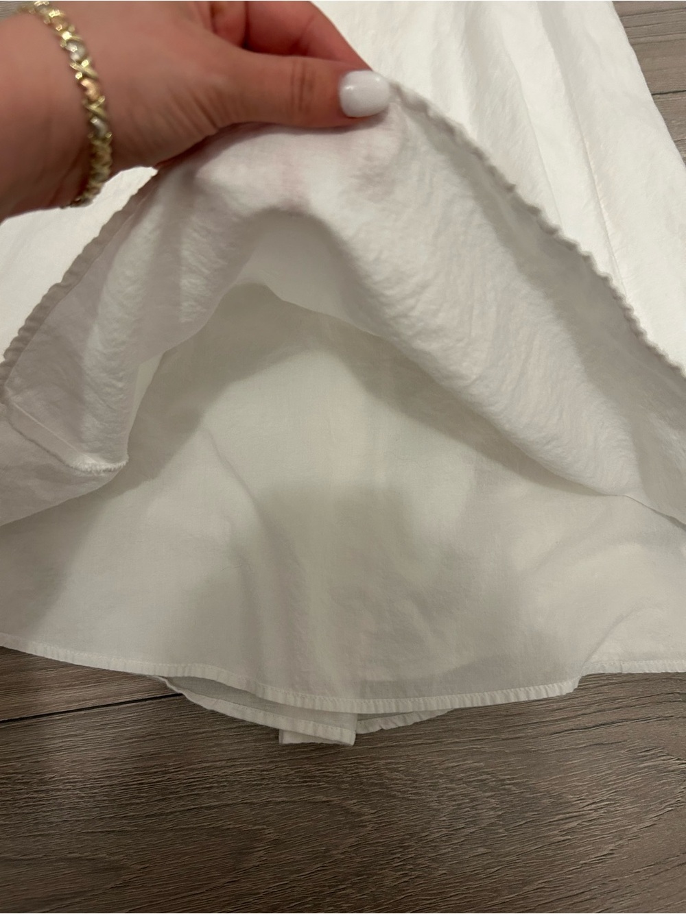 GAP White Spaghetti-Strap Midi Dress - Picture 3 of 5